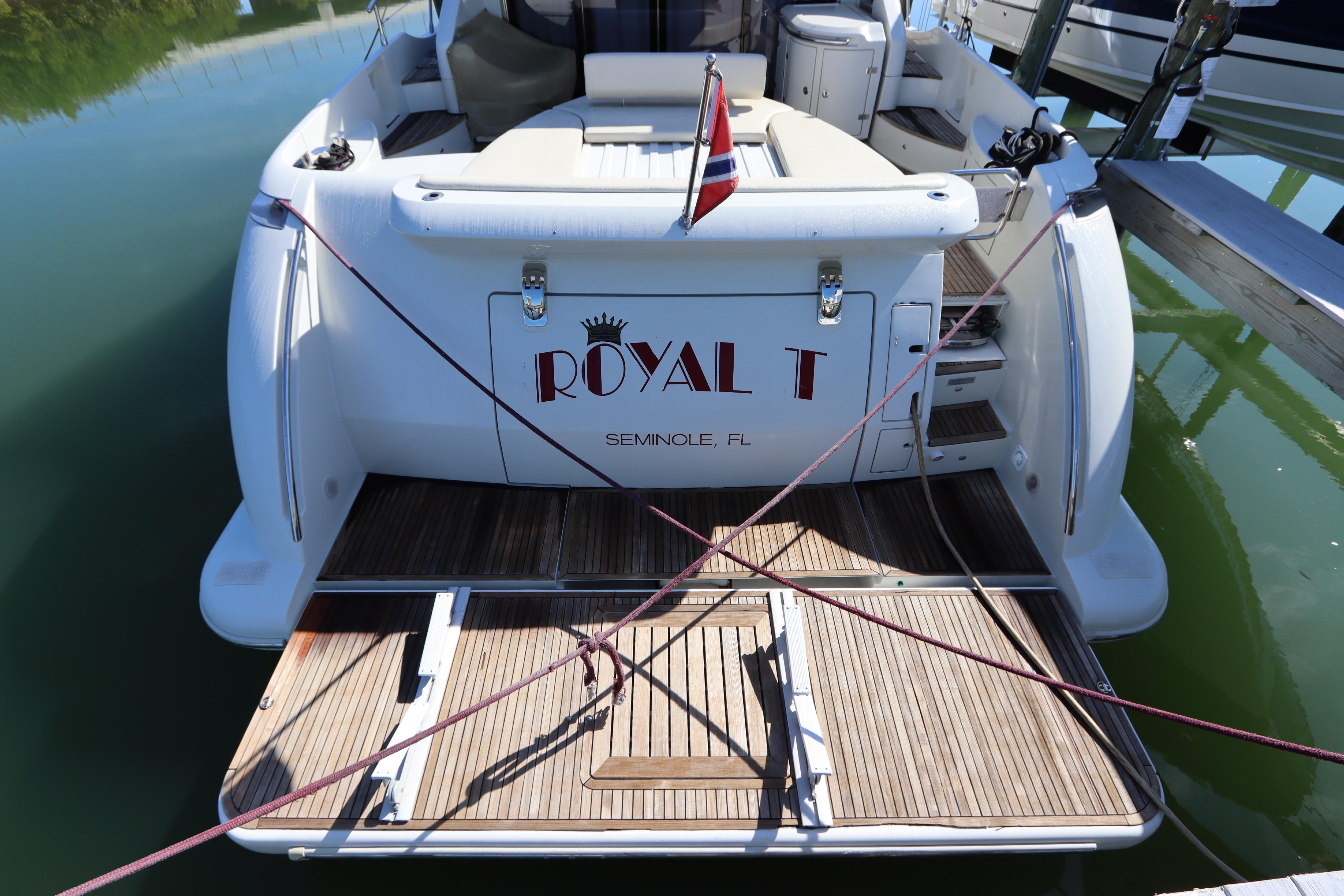 2007 Azimut 62S yacht "Royal T" docked in Seminole, Florida.