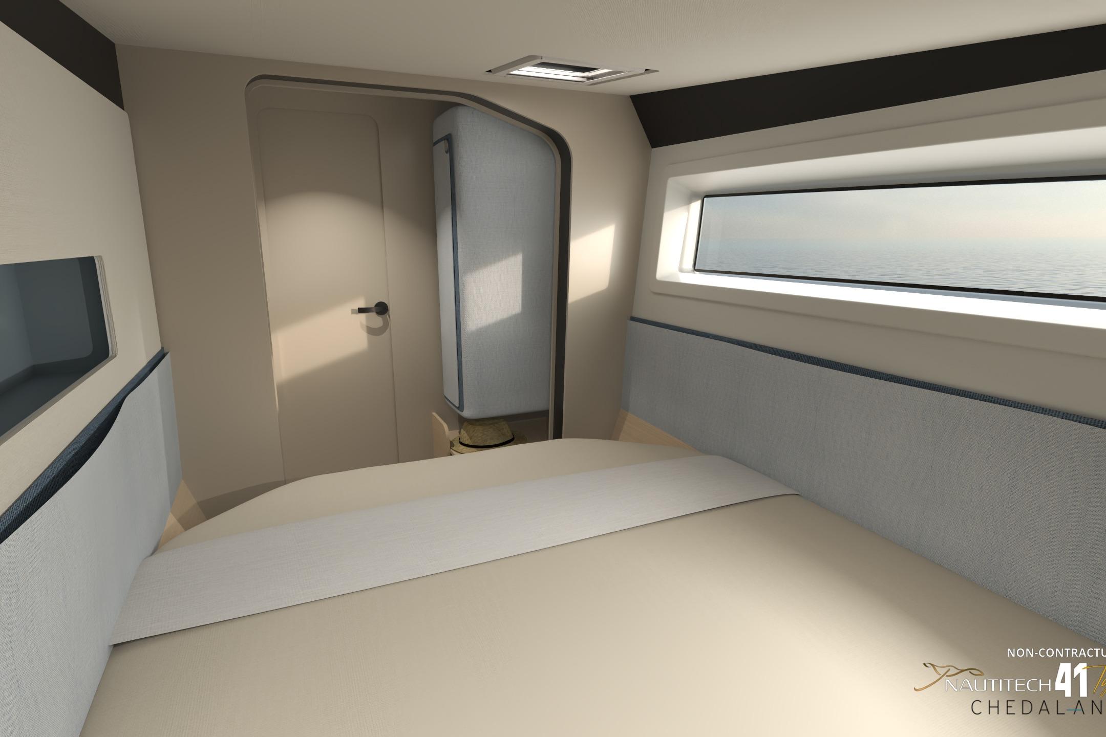 Interior of Nautitech 41 Type S yacht, year 2026.