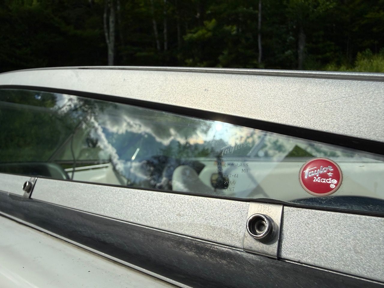 Crownline 192 BR boat, year 2000, featuring Taylor Made window.