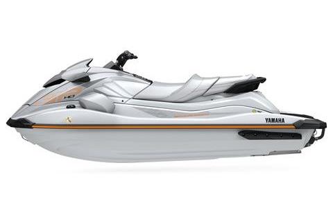 2026 Yamaha WaveRunner GP HO, sleek white design, side view.