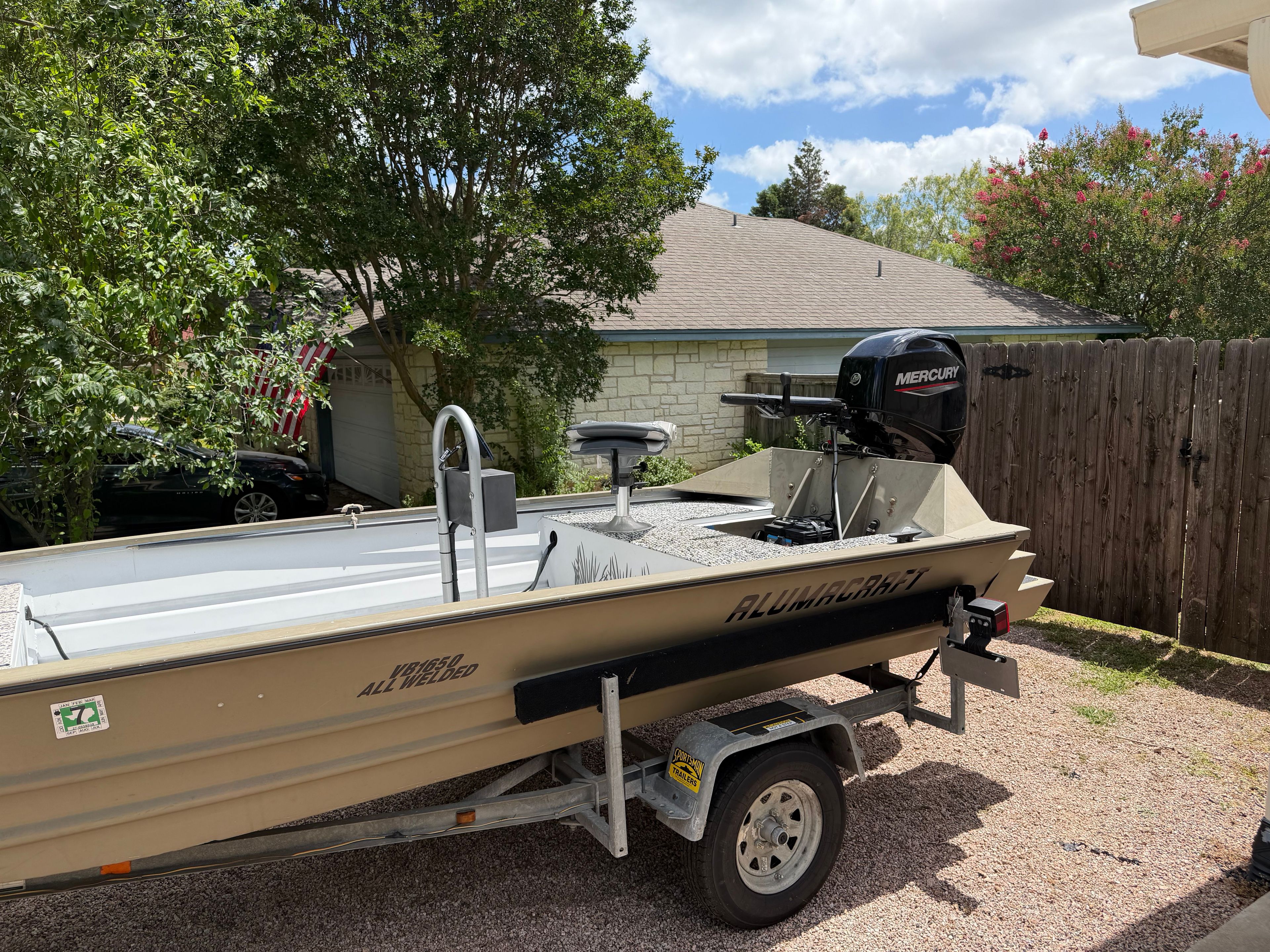 2008 Alumacraft Fisherman 160 Tiller