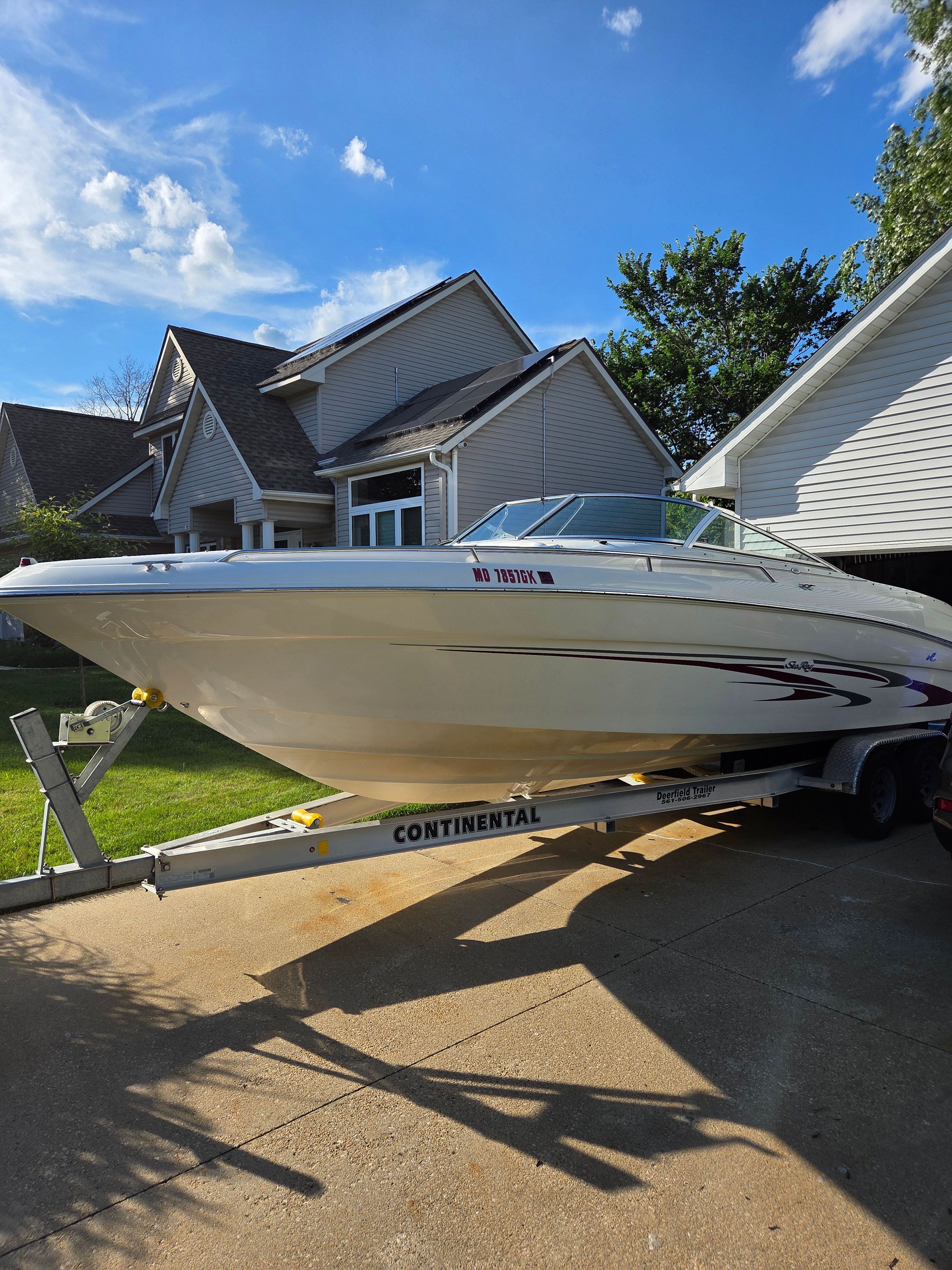1998 Sea Ray 260 open bow