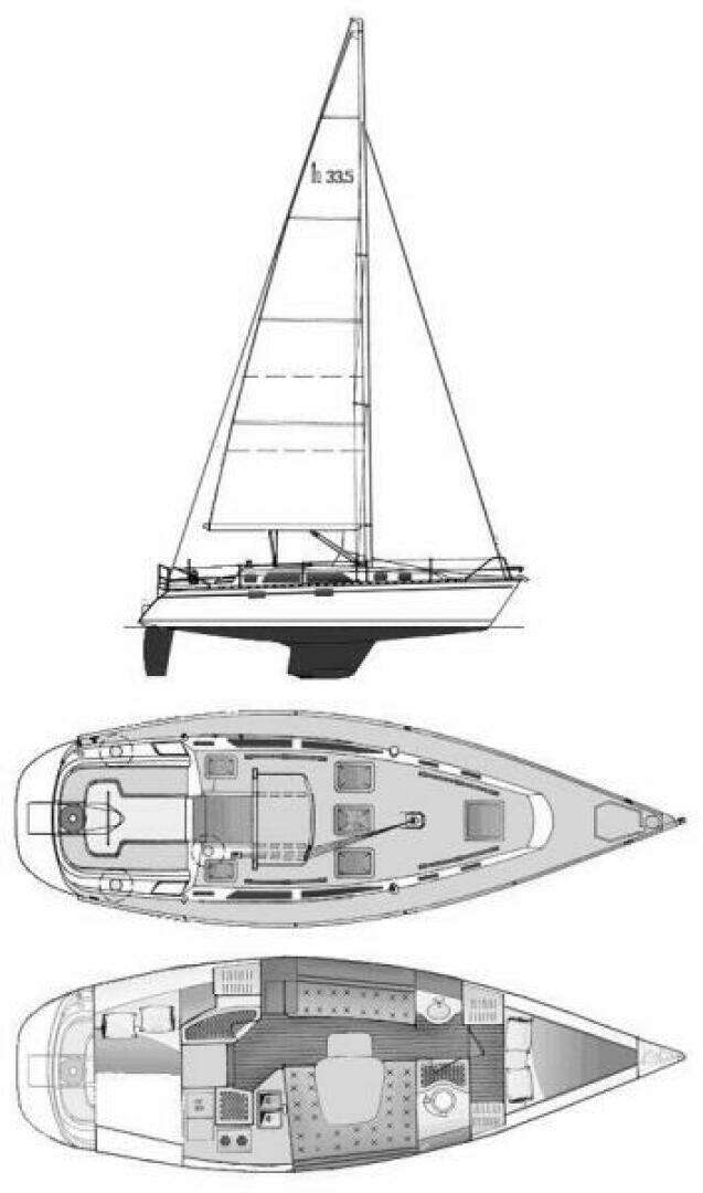 1992 Hunter 33.5 - Image 31