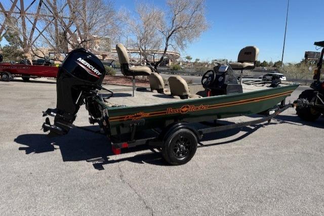 2026 Tracker Bass Tracker Classic Limited boat with Mercury engine on trailer.