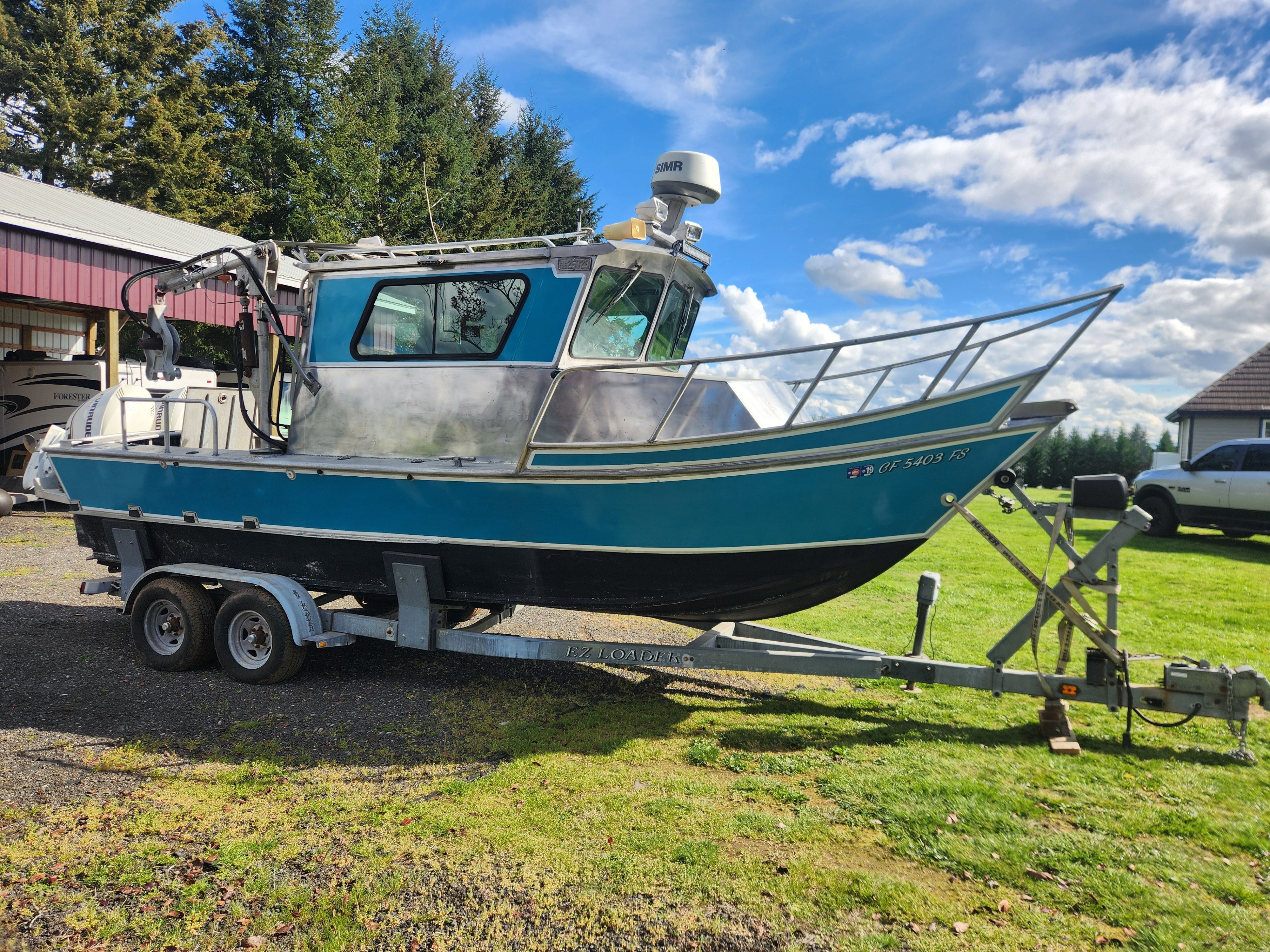 1973 Aluminum Cruiser Fisher boat - 18