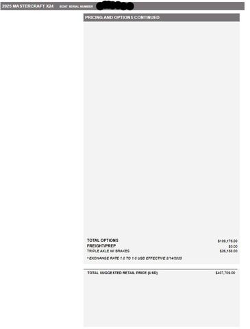 2025 MasterCraft X24 Supercharged 6.2L - 9K Rebate Eligible - 6