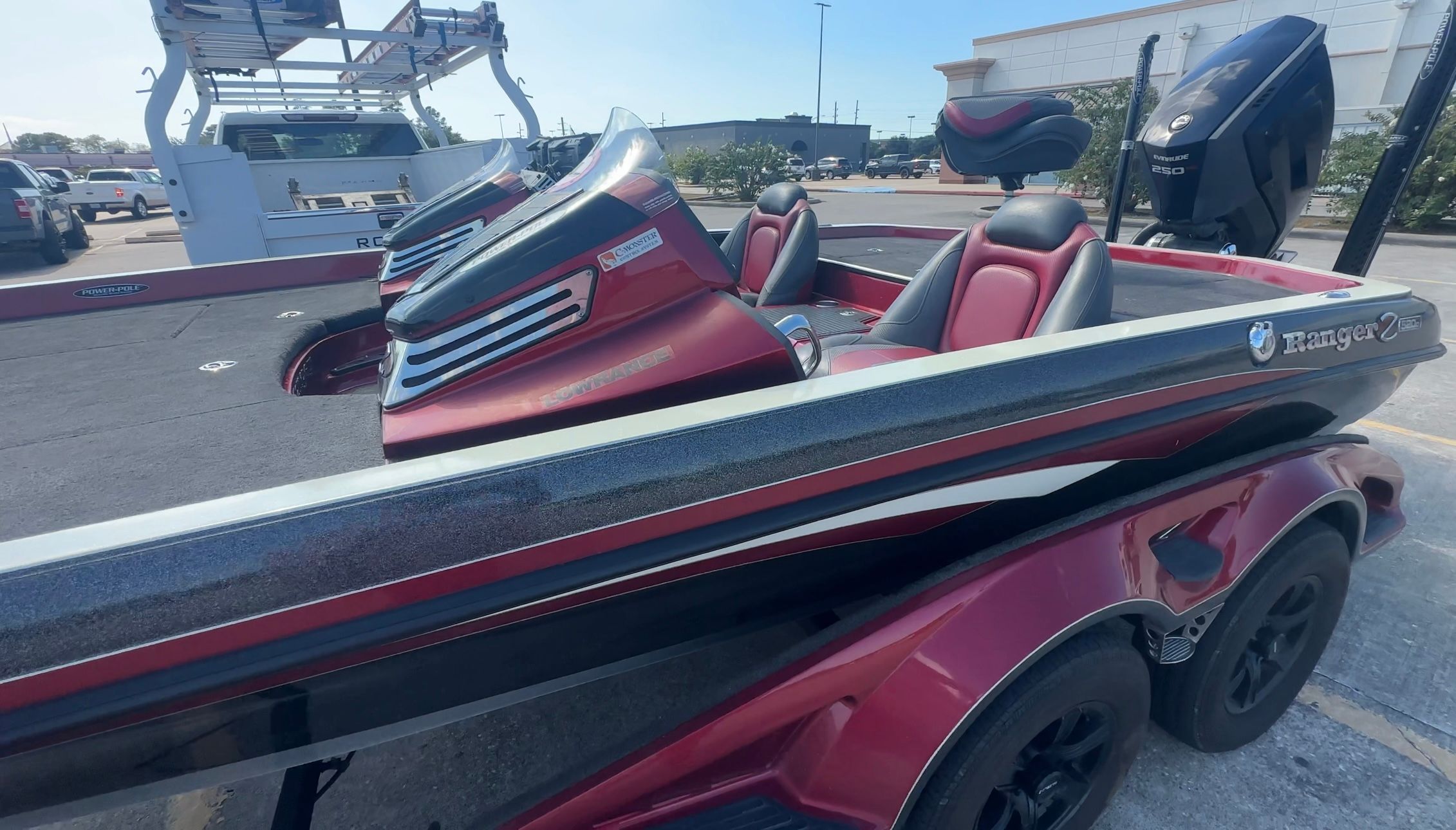 Ranger 520C 2017 boat parked in a lot.