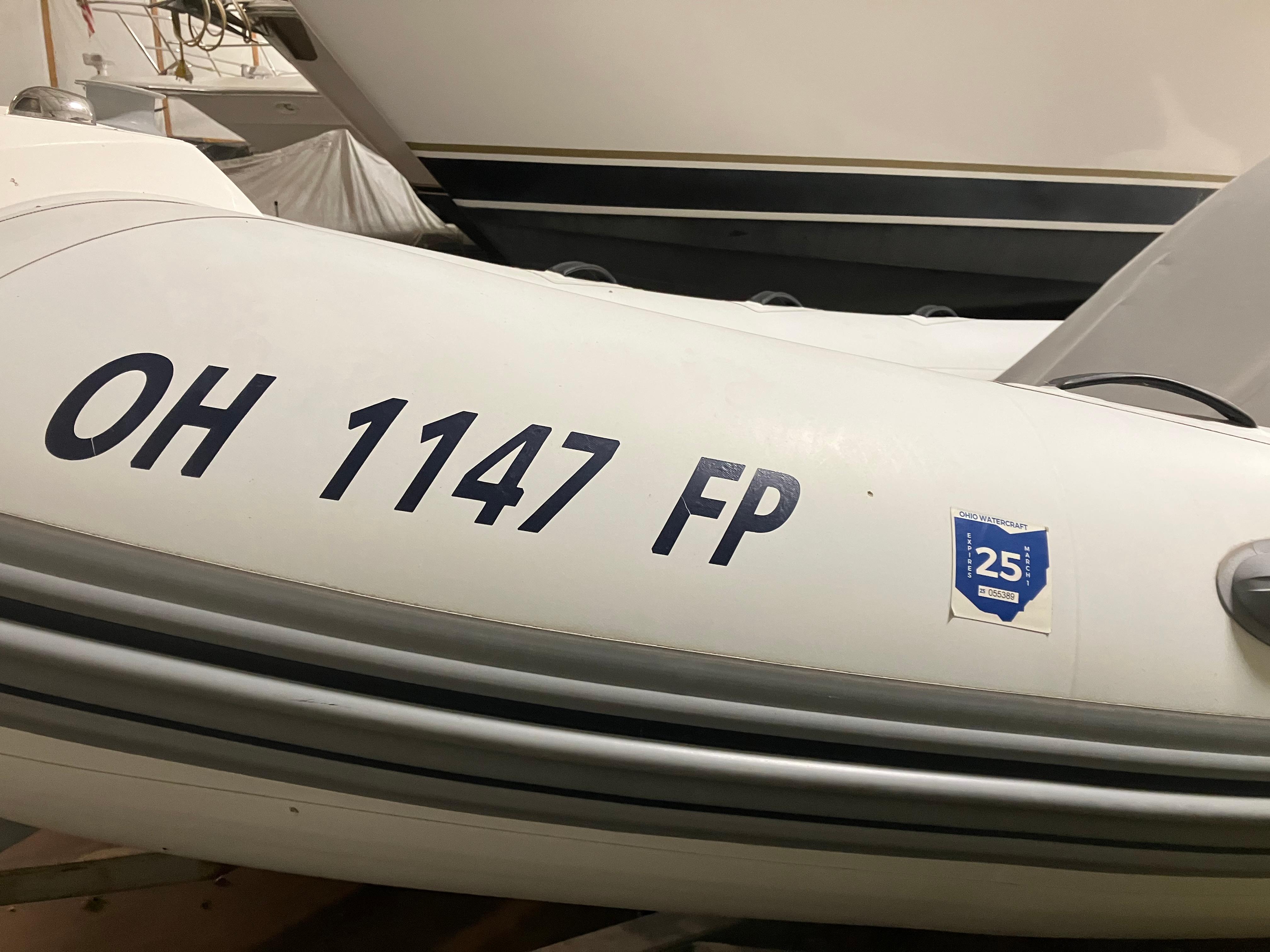 2015 Brig Eagle 480 inflatable boat with registration number OH 1147 FP.