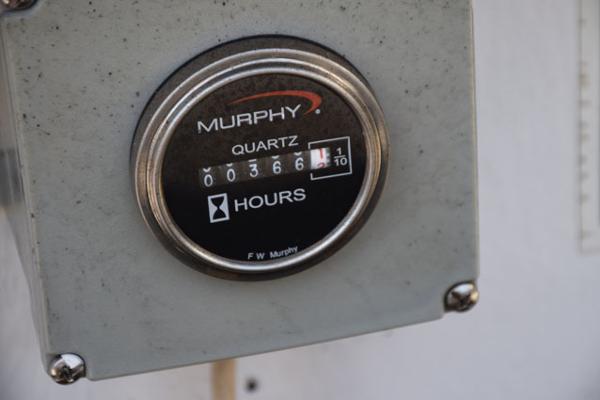 starboard hour meter was replaced