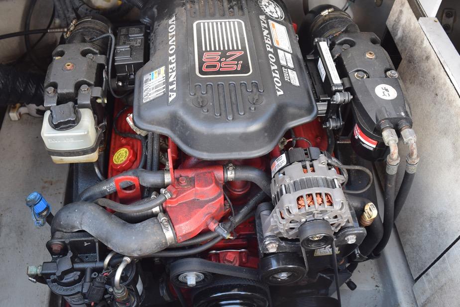 Volvo Penta 5.7 OSI engine in a 2006 Cobalt 240 boat.