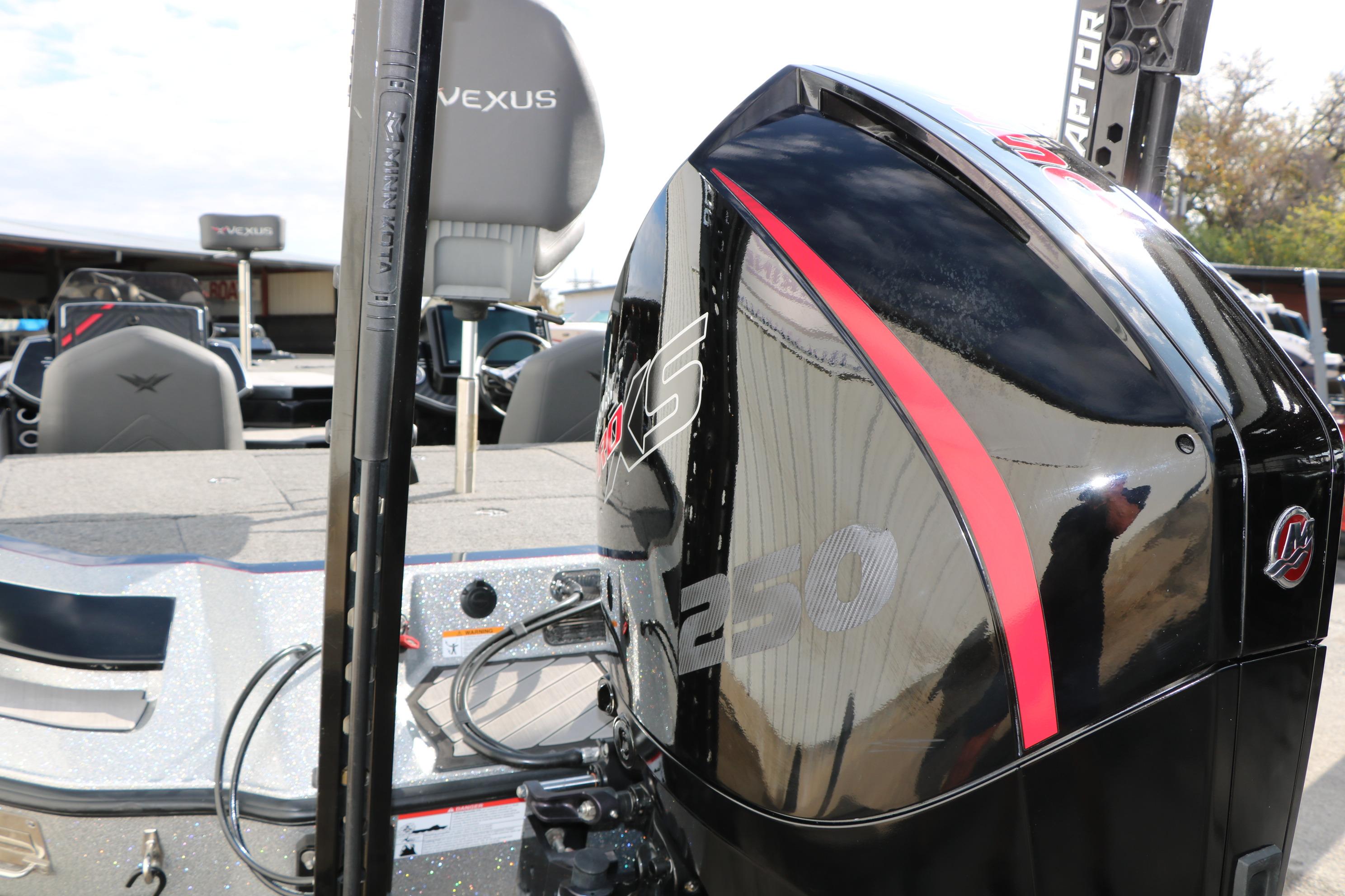 2022 Vexus VX21 boat with powerful engine and sleek design.