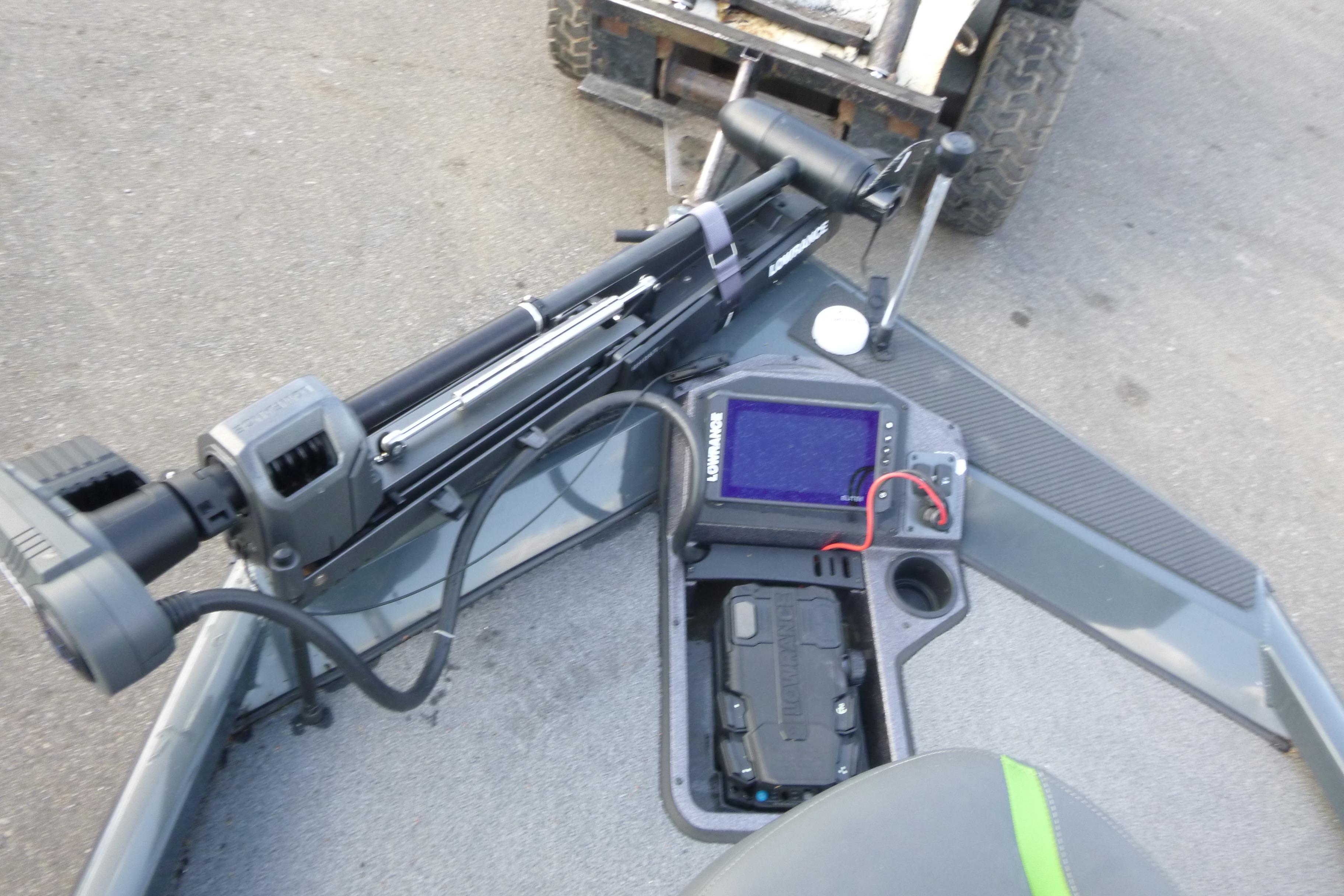 2023 Ranger RT198P boat dashboard with electronic controls and navigation system.
