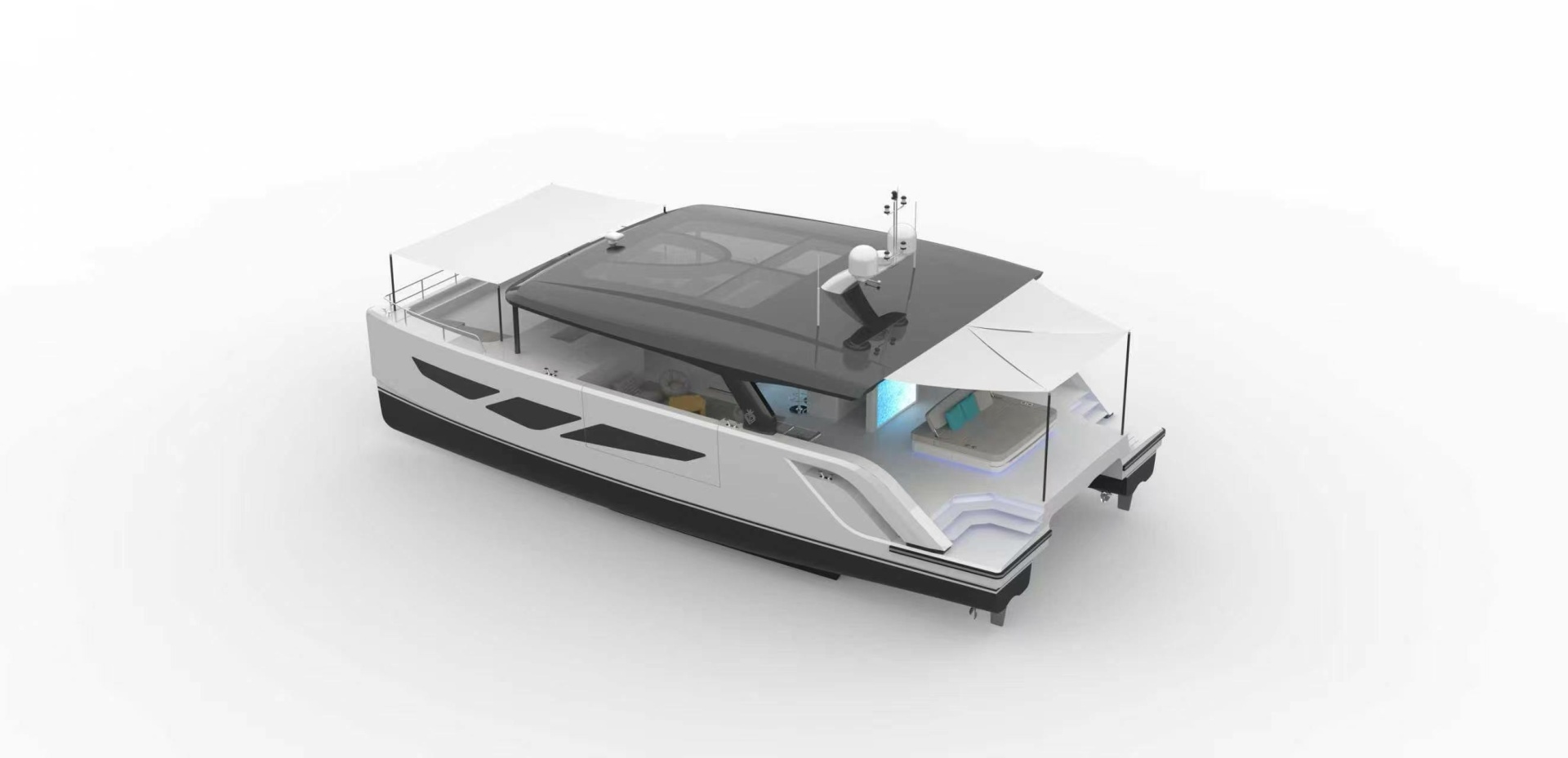 2027 Diamond Yachts P55 Power Catamaran - Image 5