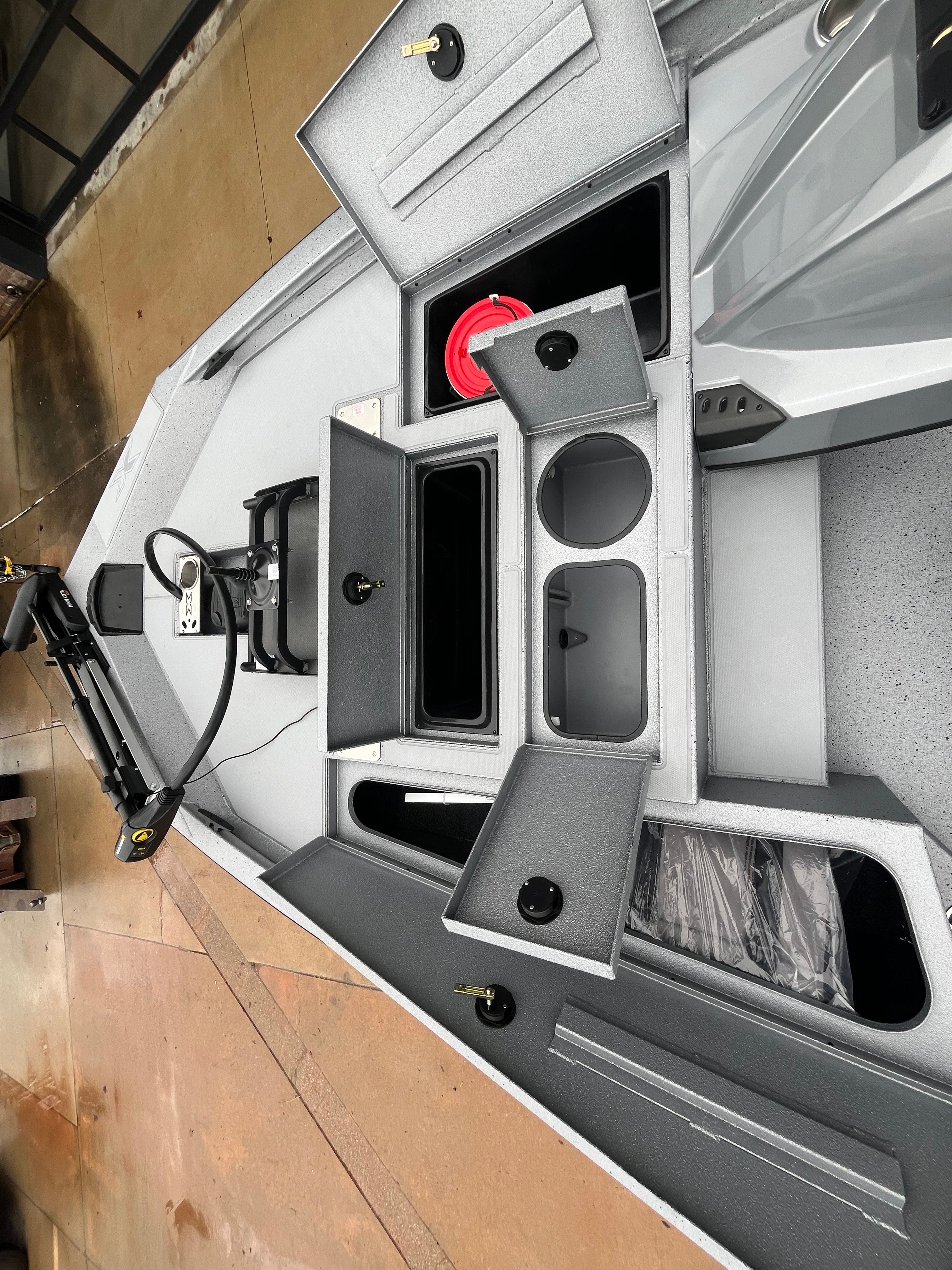 Interior view of Xpress H18C Crappie boat, model year 2026.