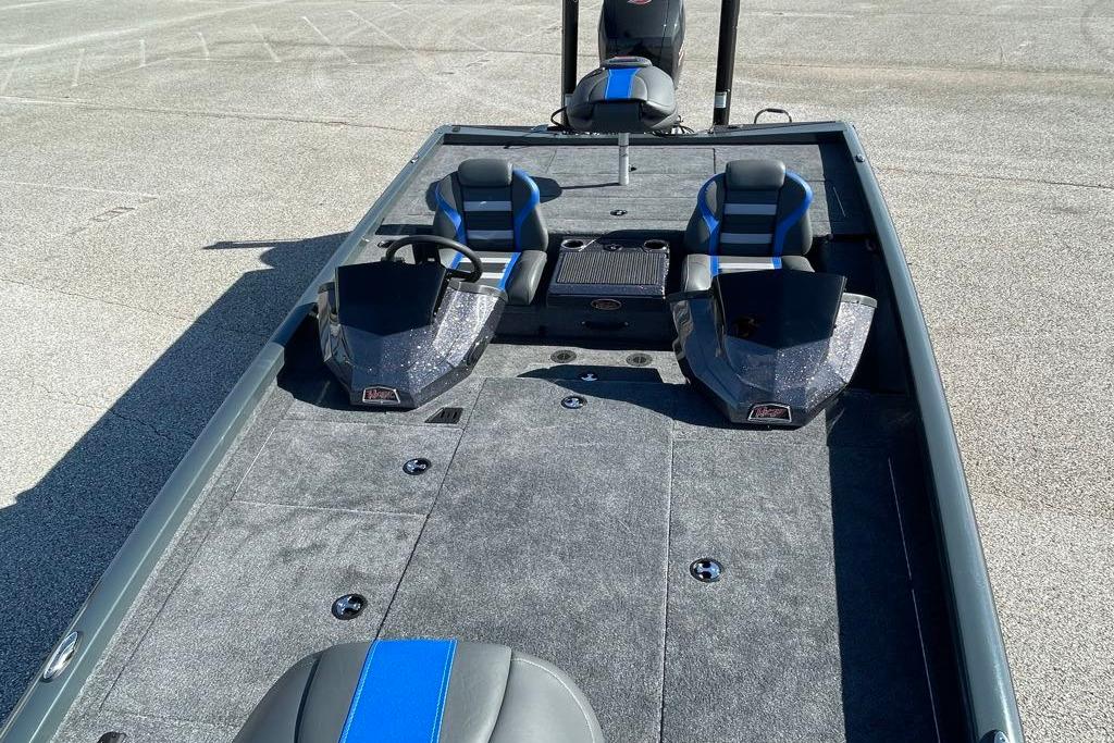 2026 Ranger RT198P boat interior with dual seats and steering console.