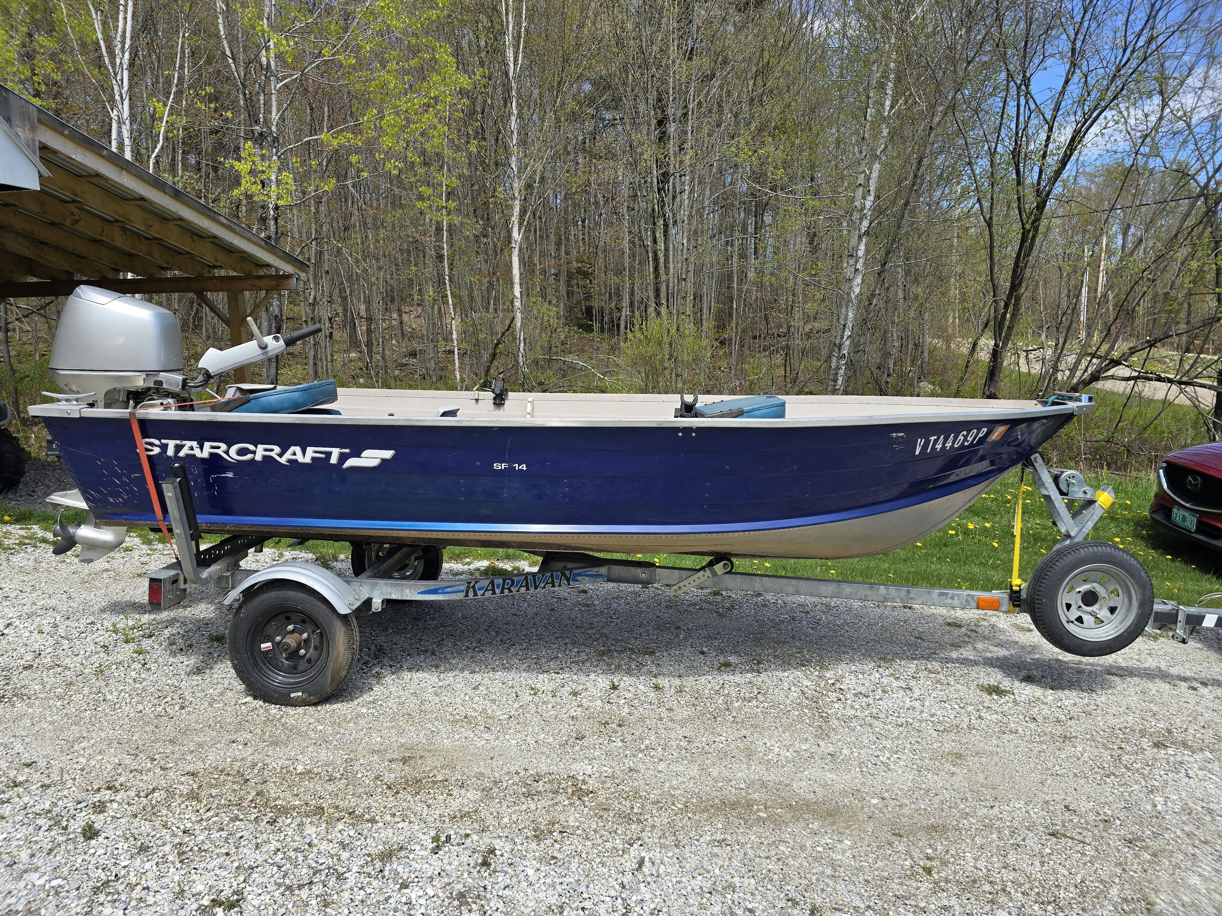 2002 Starcraft SF 14 L SS Utility Boat - 2