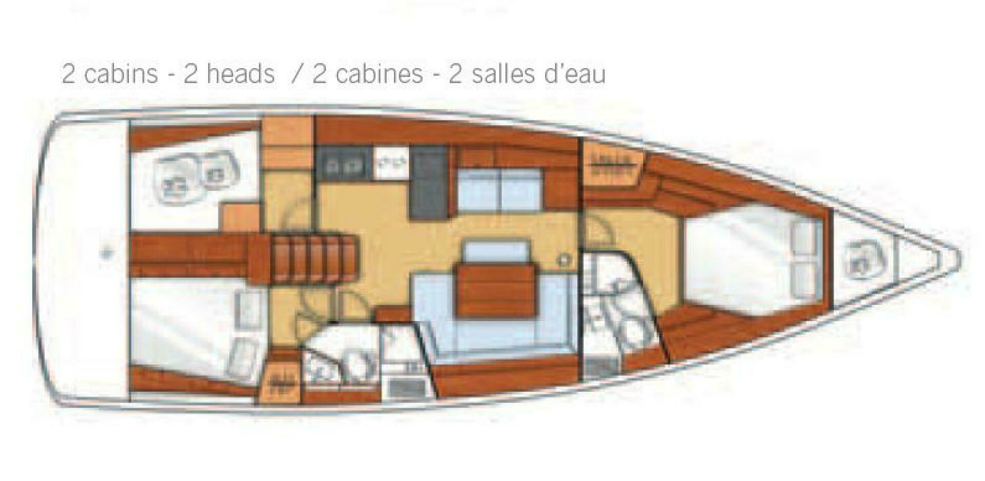 2017 Beneteau Oceanis 45 - Image 42
