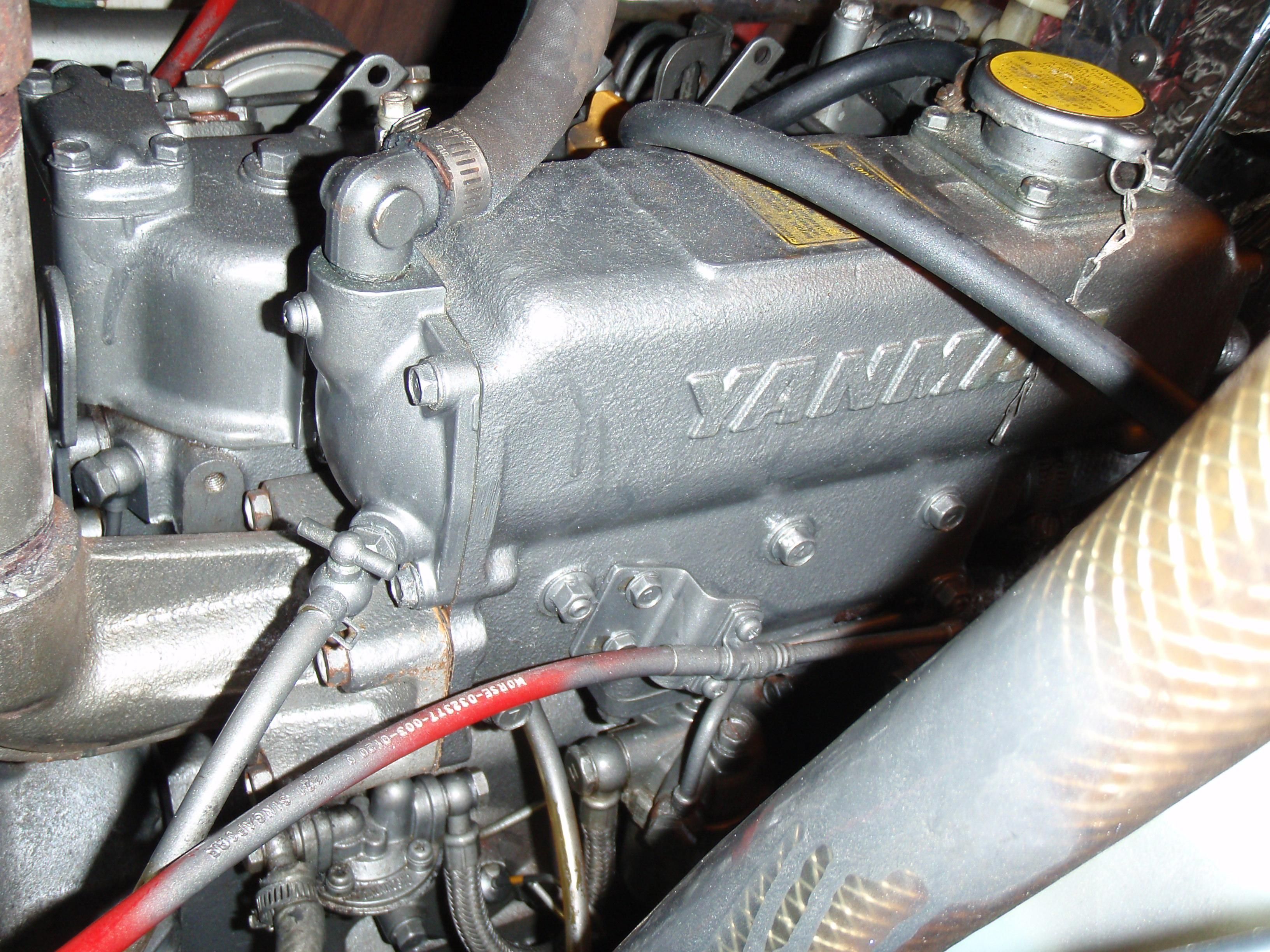 Close-up of a Yanmar engine, Glander Tavana 1963.