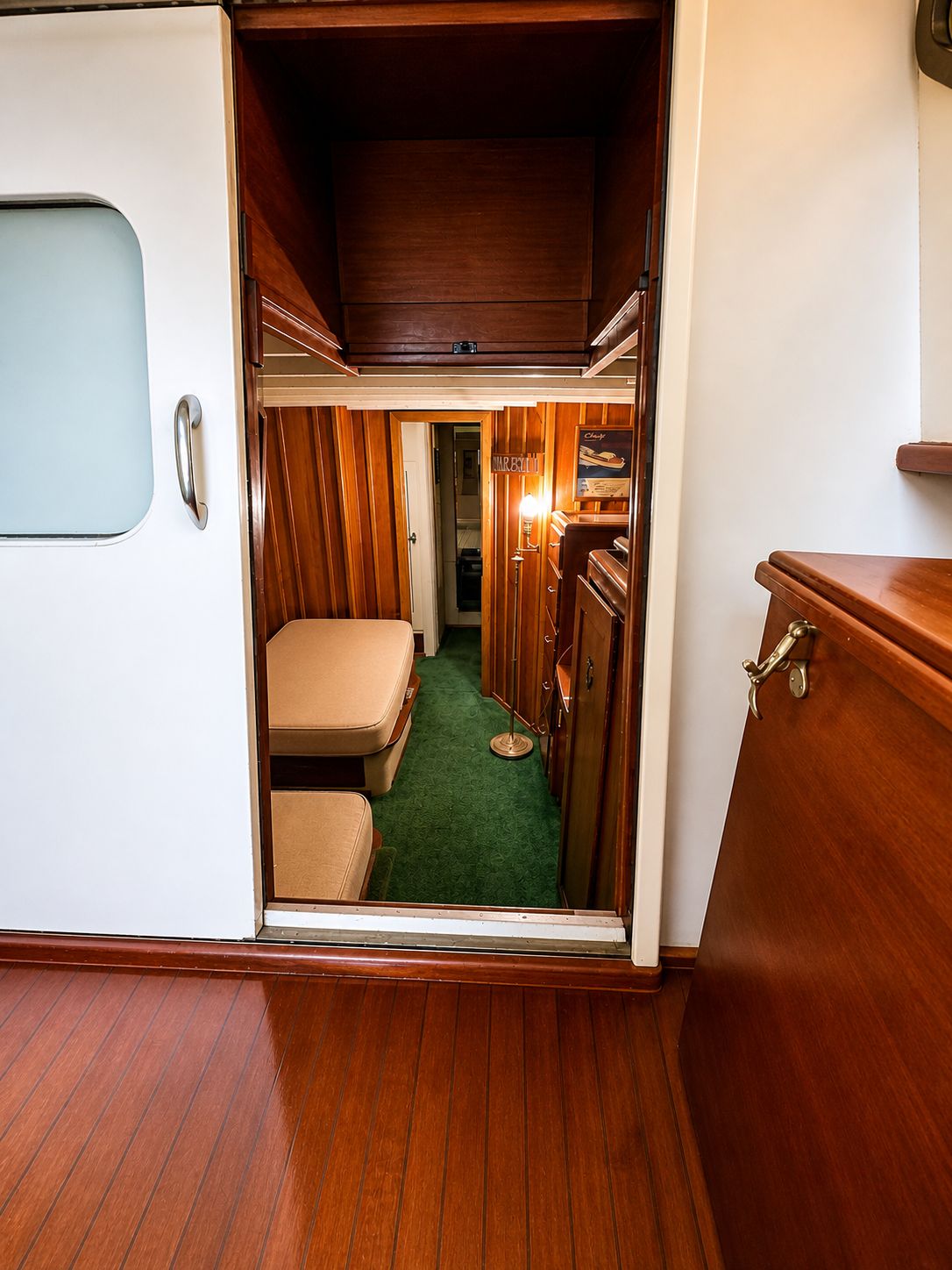 Cabin entrance