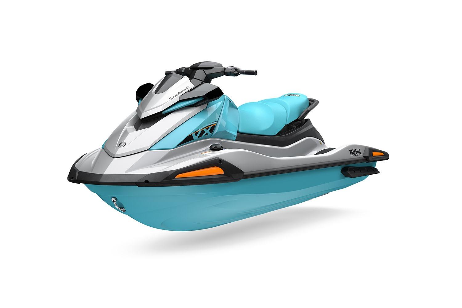 Manufacturer Provided Image: 2026 Yamaha WaveRunner VX in sleek silver and blue design, showcasing modern watercraft features.