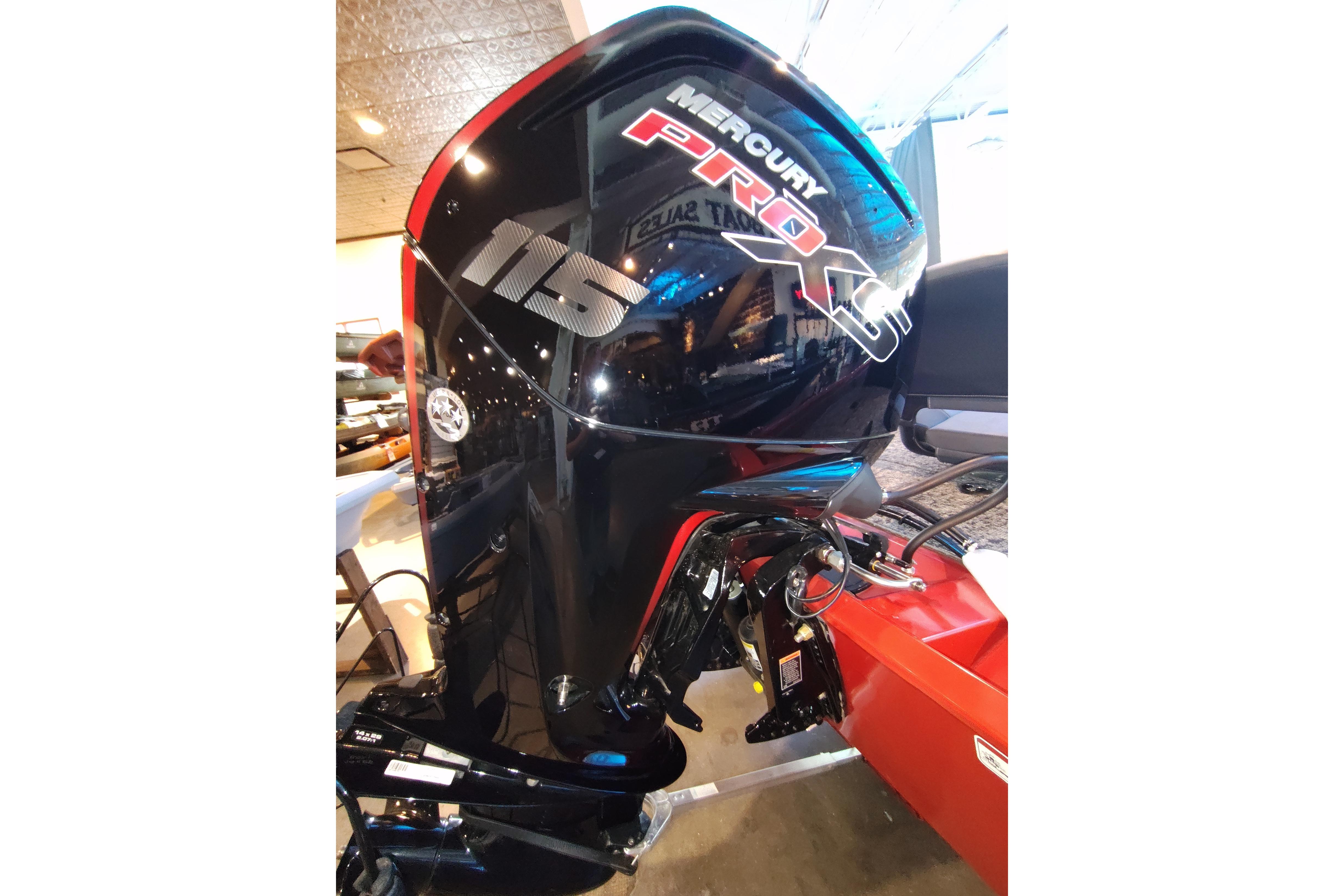 2026 Tracker Pro Team 195 with Mercury Pro XS 115 outboard engine.