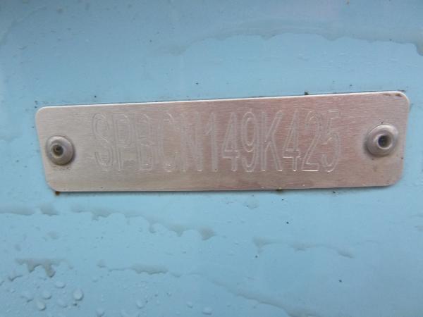 Hull identification number on a 2025 Sea Pro 250 Bay boat.