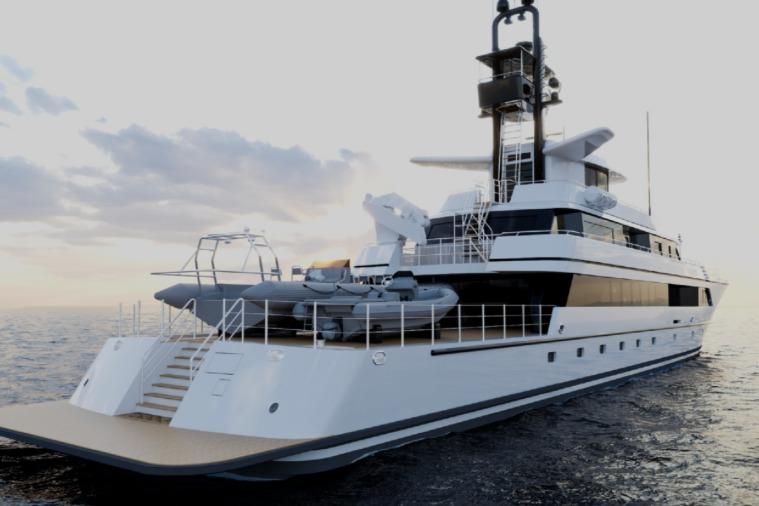 Luxury 1988 Feadship Twin Screw Diesel Yacht on open sea at sunset.