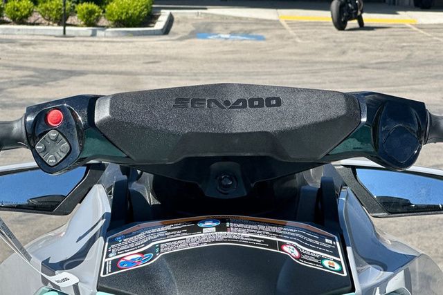 Close-up of the control area of a 2026 Sea-Doo GTI 130 WH IBR 26 STD.