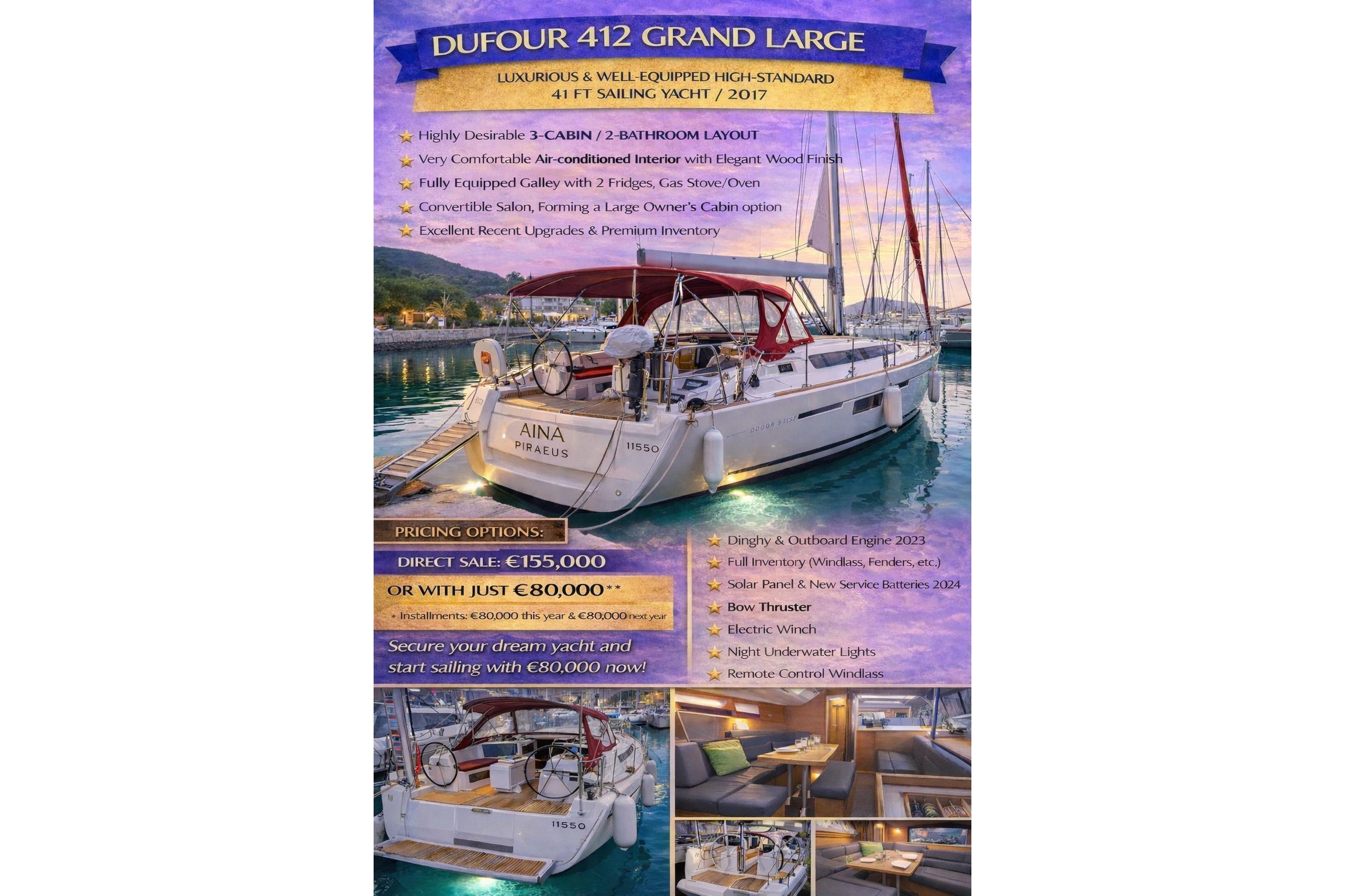 2016 Dufour 412 Grand Large