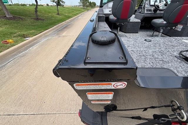 2026 Ranger VS1782SC Angler boat, rear view, parked on a road.