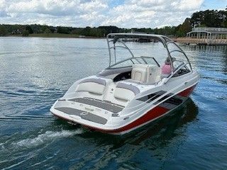 2008 Yamaha AR230 boat on calm water.