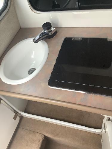 1998 Chaparral 2335 SS boat interior sink and countertop