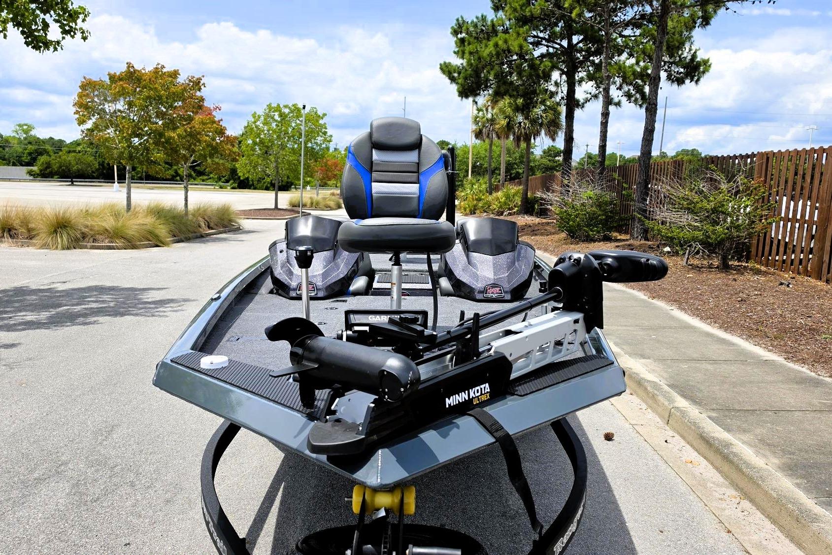 2026 Ranger RT188P boat with Minn Kota trolling motor in a scenic outdoor setting.