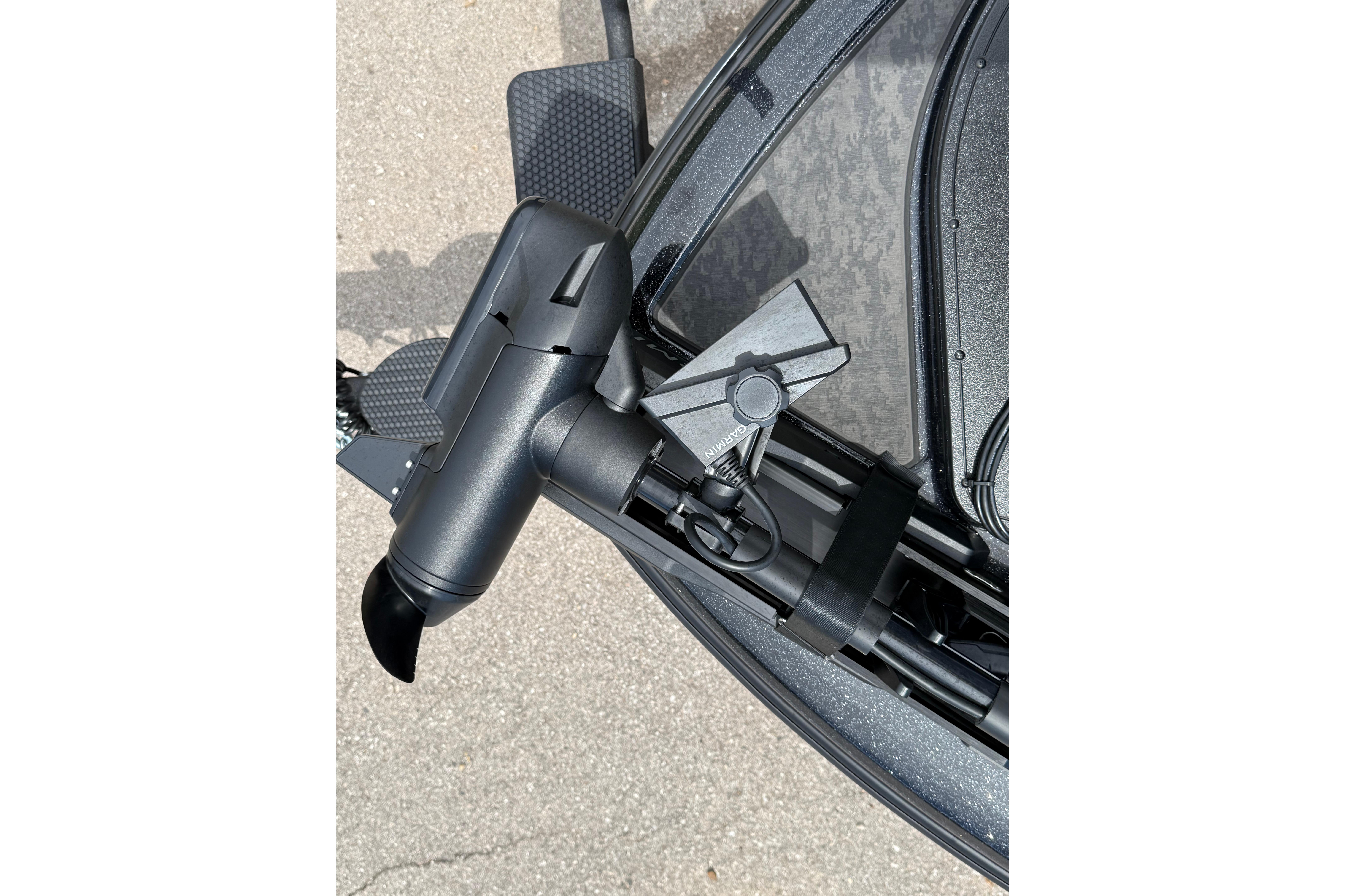 Close-up of a 2026 Nitro Z20 XL Pro boat component, featuring sleek design and advanced technology.