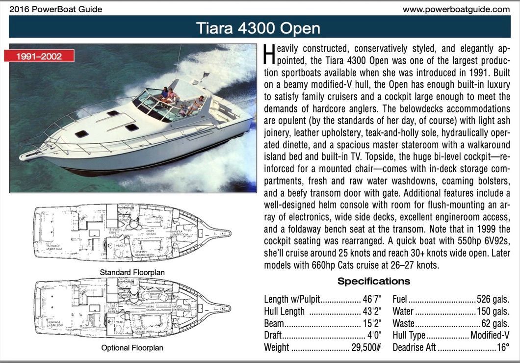 1994 Tiara Yachts 4300 Open - 8