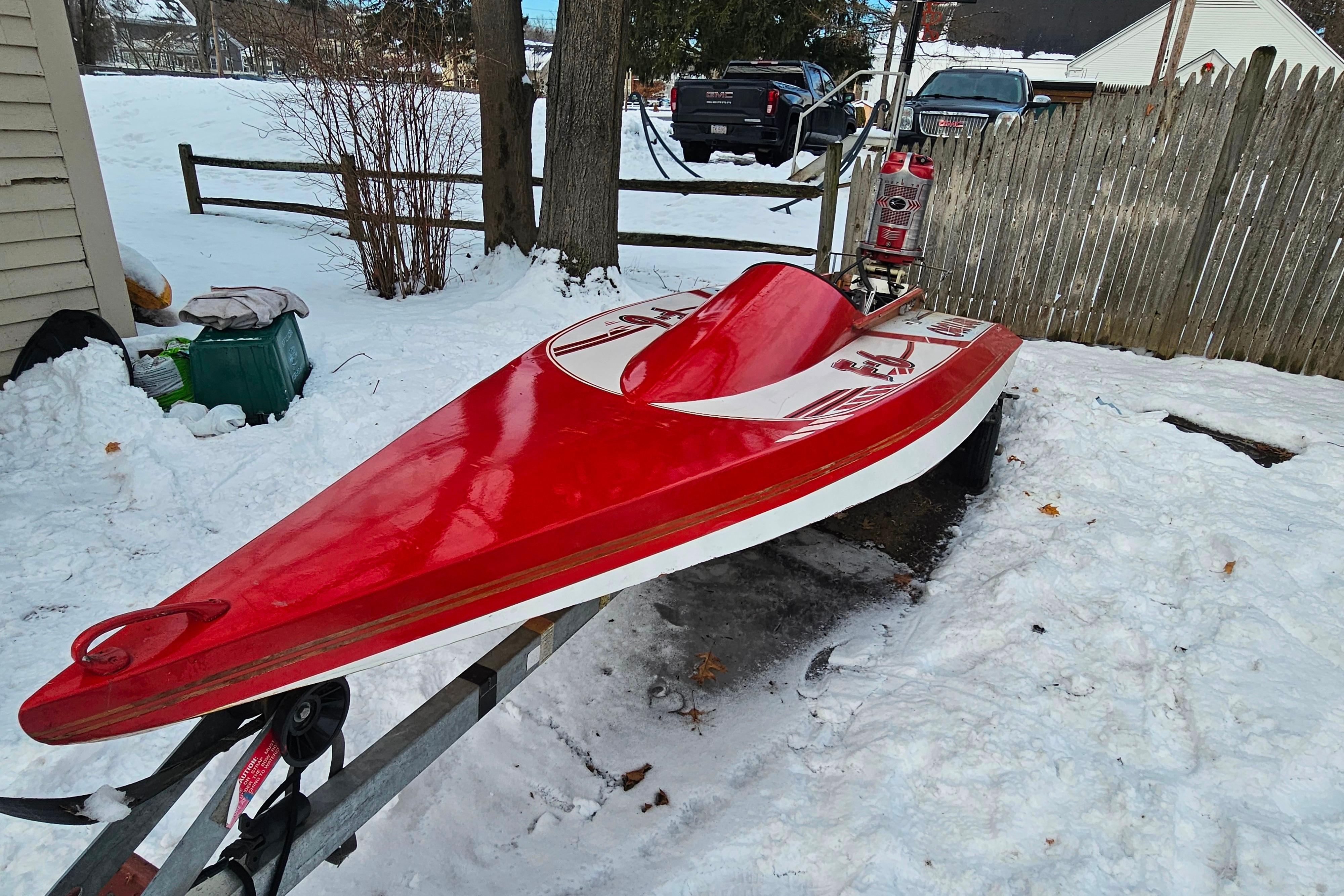 1987 Custom 13' Desilva F class Alky race boat