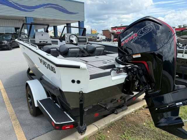 2024 Vexus ADX180 boat with Mercury engine on trailer.