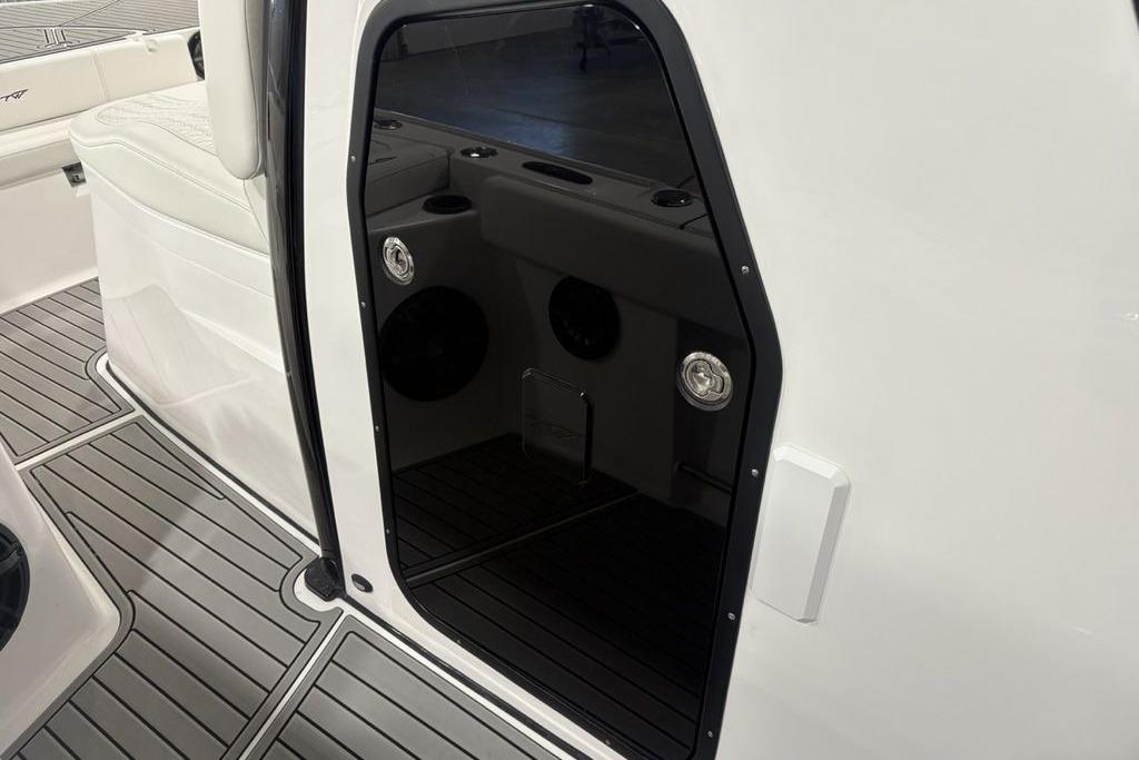 2026 Tidewater 3100 Carolina Bay boat interior with sleek design and modern features.