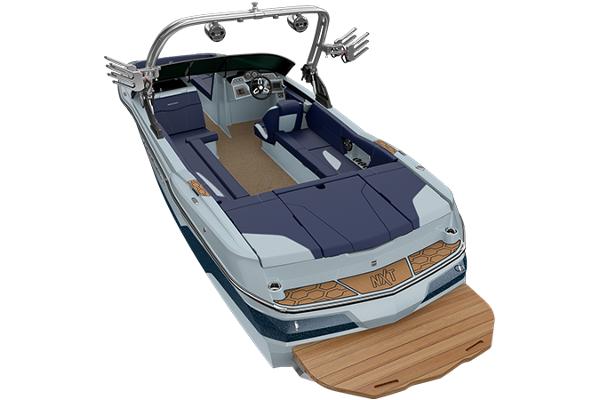 Manufacturer Provided Image: 2022 MasterCraft NXT24 boat with sleek design and spacious seating.