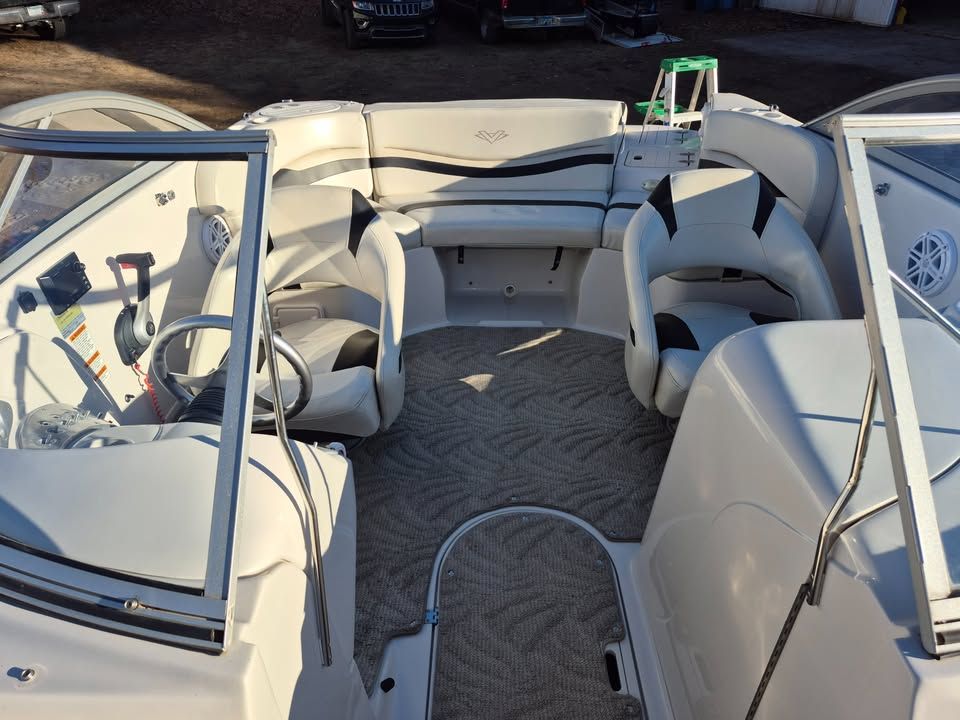 Interior of a 2008 Vectra 2402 IO boat.