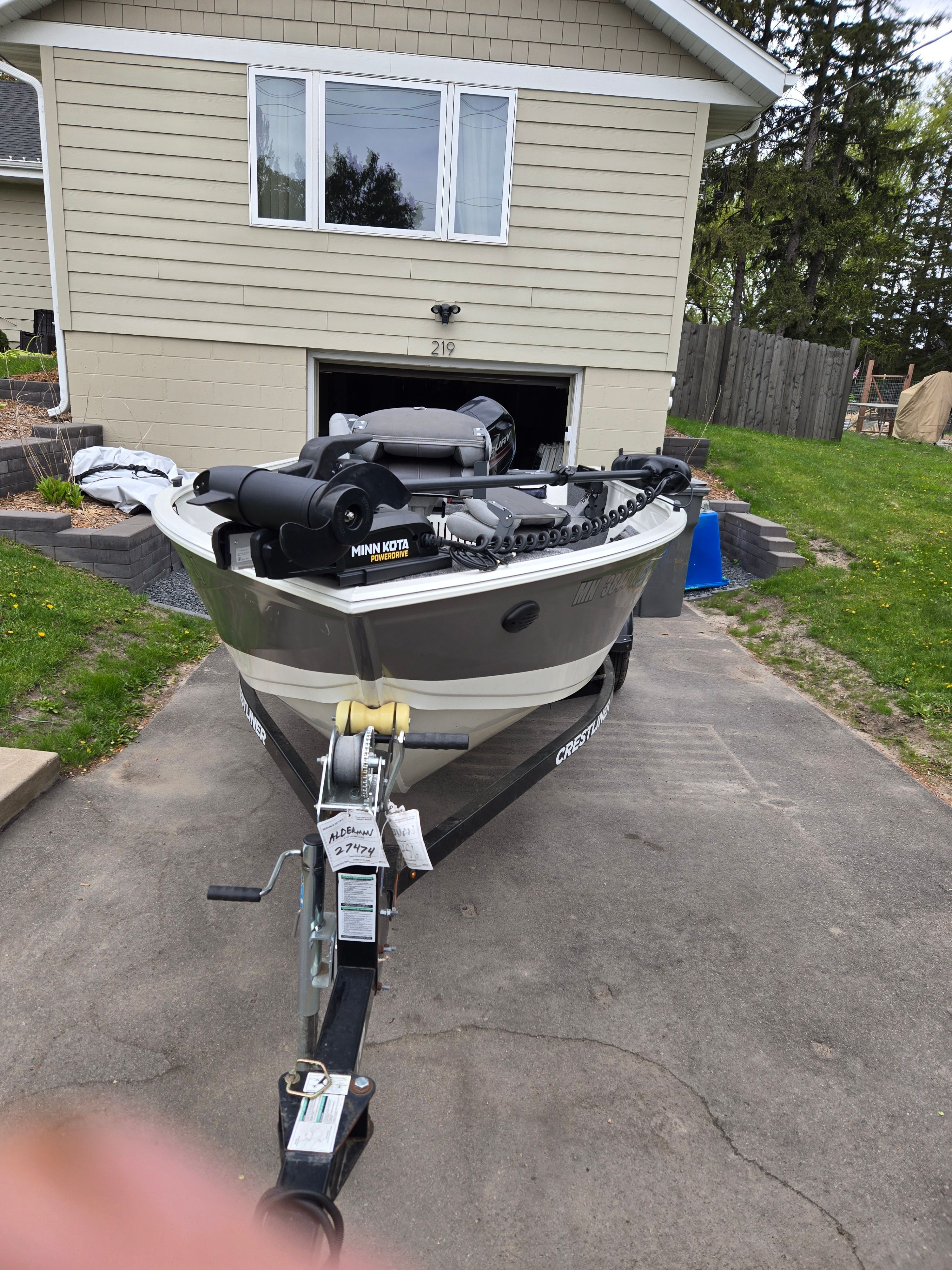 2018 Crestliner 1600 Vision Tiller - 2