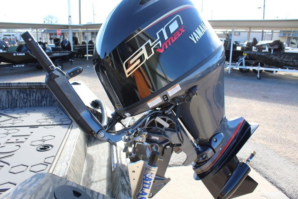 2026 Excel 183 Tomahawk boat with Yamaha SHO VMAX outboard motor.