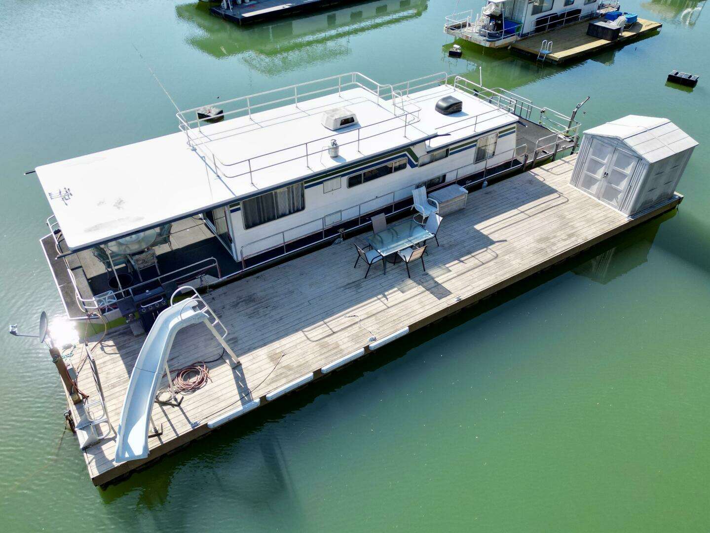 1977 Sumerset 14 x 58 Aluminum Hull Houseboat with Catwalks - Image 99