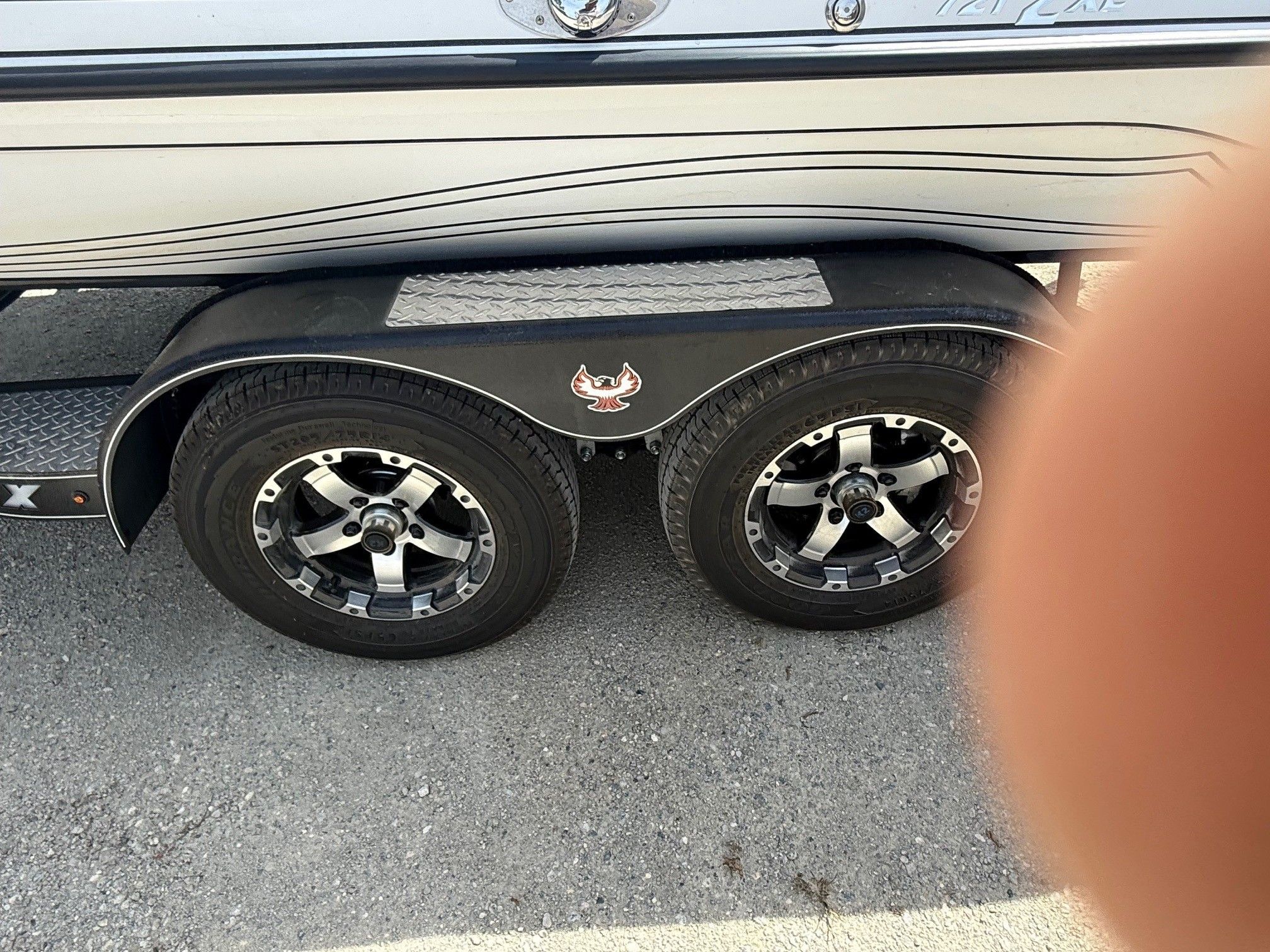 Phoenix 721 ZXL 2025 boat trailer with dual wheels.