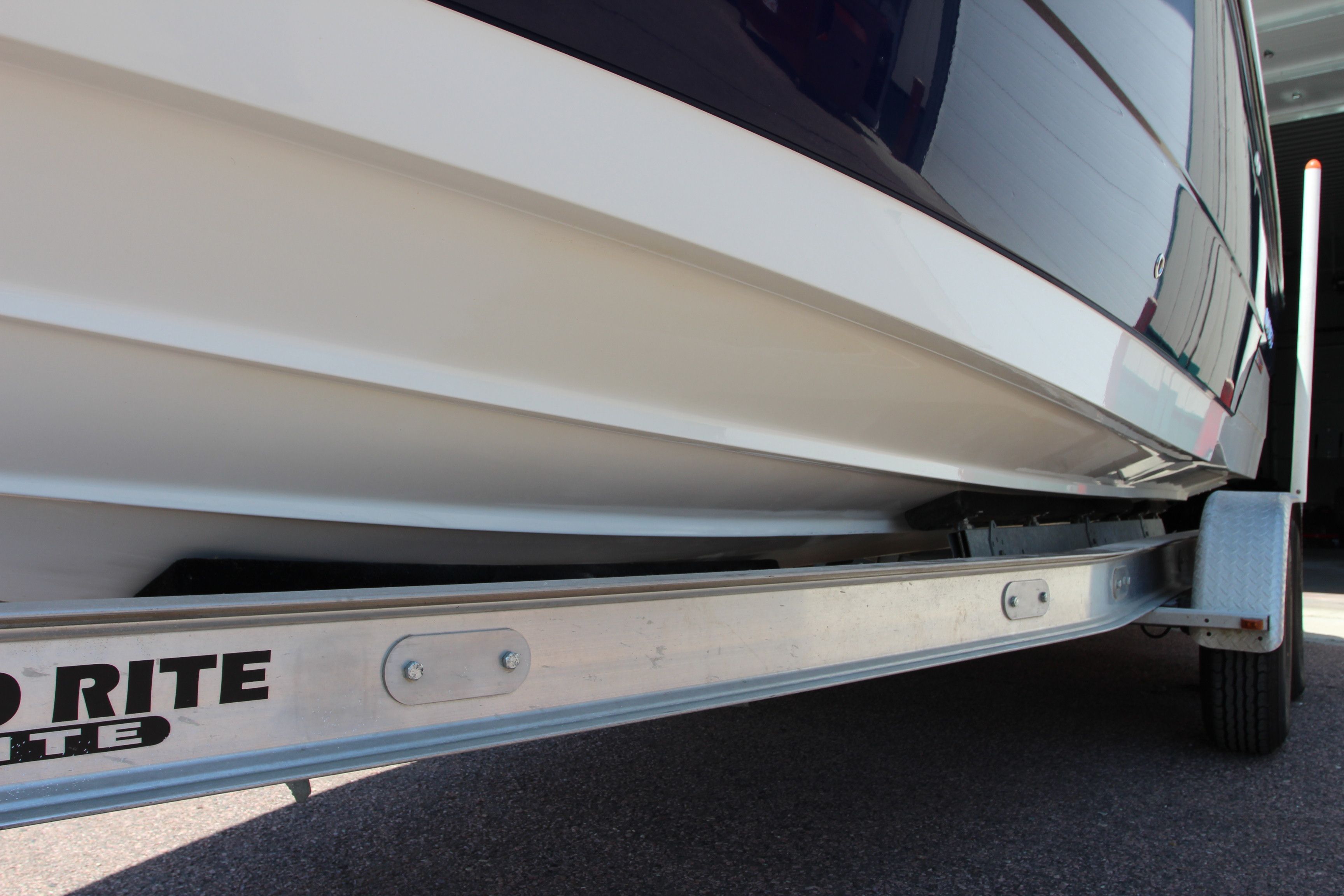2015 Monterey 268SSC boat on a trailer.
