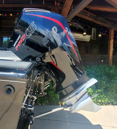 2024 Tracker Targa V-19 WT with Mercury Pro XS outboard motor.