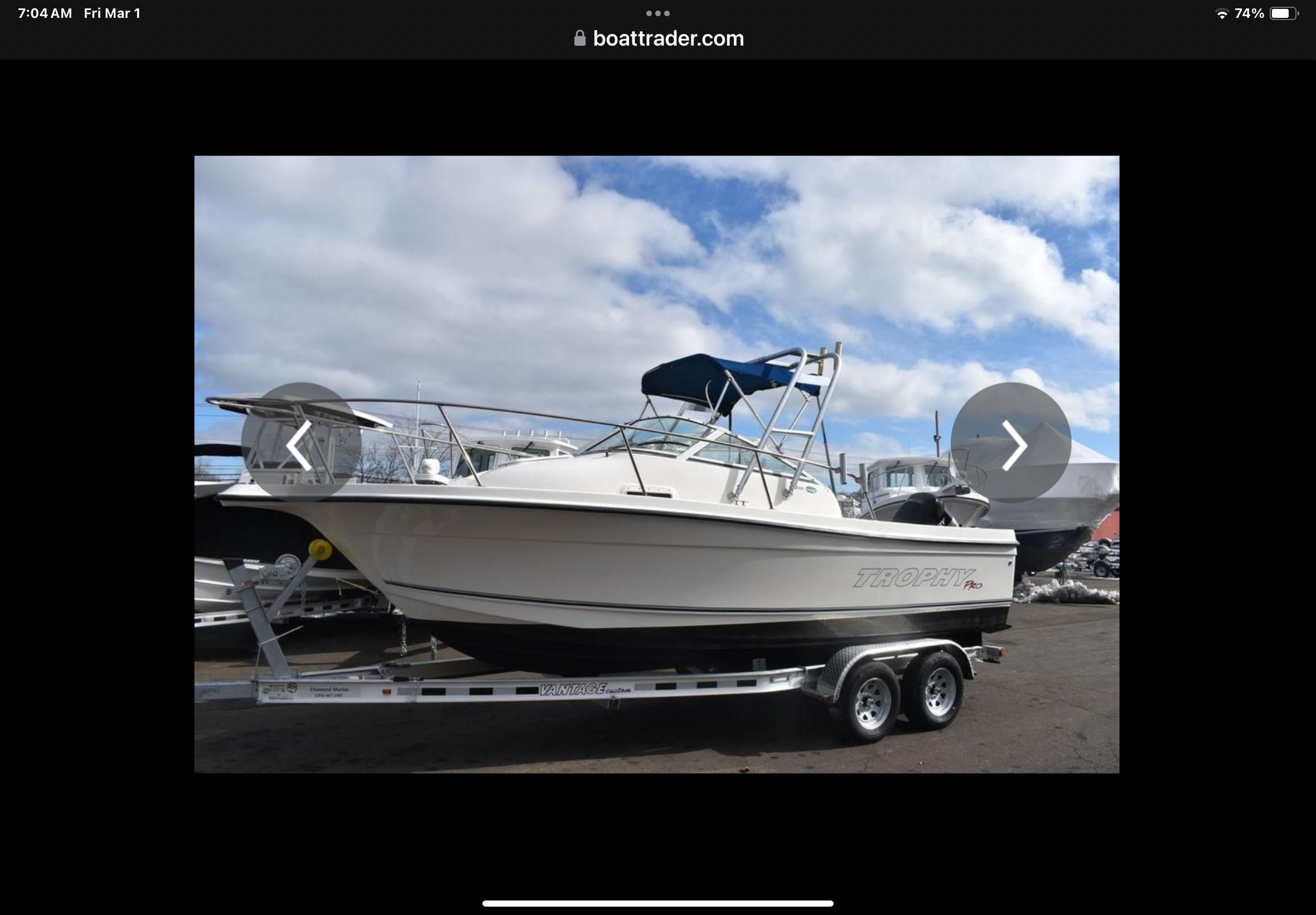 2008 Trophy 22 WA