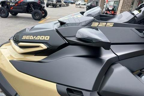 2025 Sea-Doo RXT-X 325 jet ski, sleek design, parked outdoors.