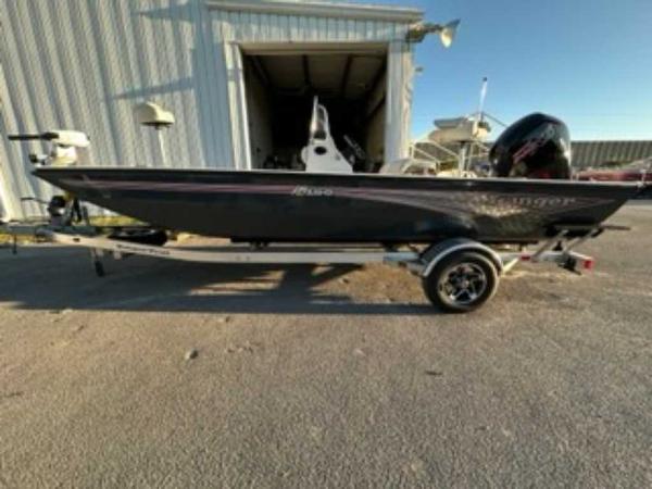 2024 Ranger RB190 boat on trailer outside a storage facility.