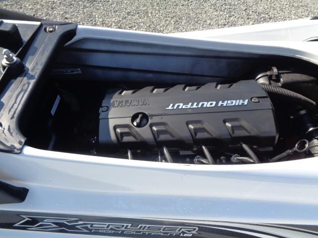 2015 Yamaha WaveRunner FX Cruiser H/O engine compartment, showcasing high output engine details.